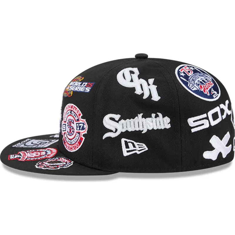 casquette-plate-noire-ajustee-59fifty-all-over-logos-chicago-white-sox-mlb-new-era