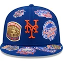 casquette-plate-bleue-ajustee-59fifty-all-over-new-york-mets-mlb-new-era