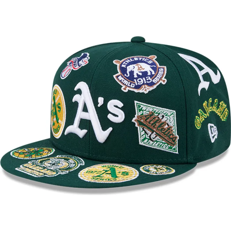 new-era-flat-brim-59fifty-all-over-oakland-athletics-mlb-green-fitted-cap