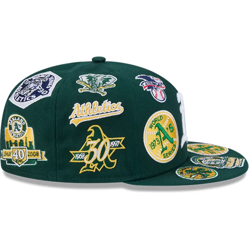 zielona-dopasowana-czapka-z-daszkiem-59fifty-all-over-oakland-athletics-mlb-new-era