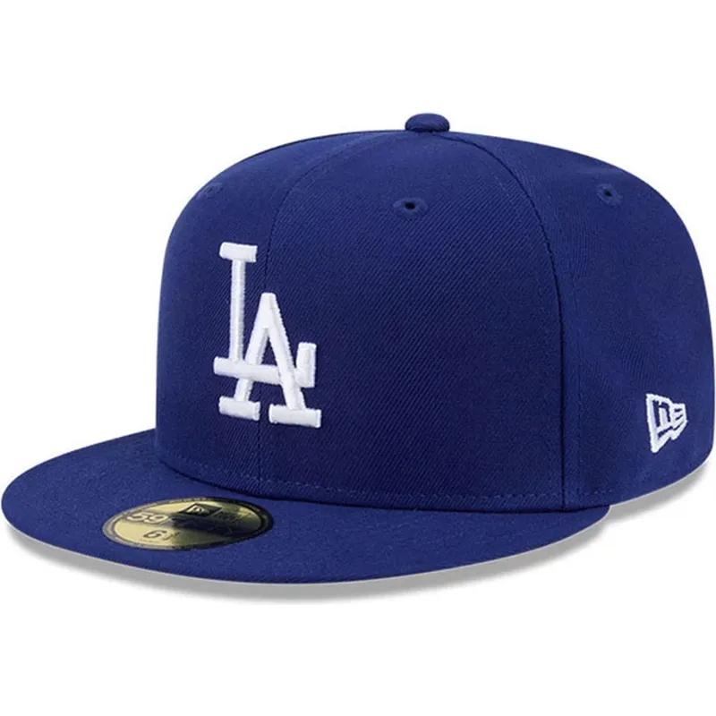flache-blaue-angepasste-59fifty-hidden-hit-kappe-der-los-angeles-dodgers-mlb-von-new-era