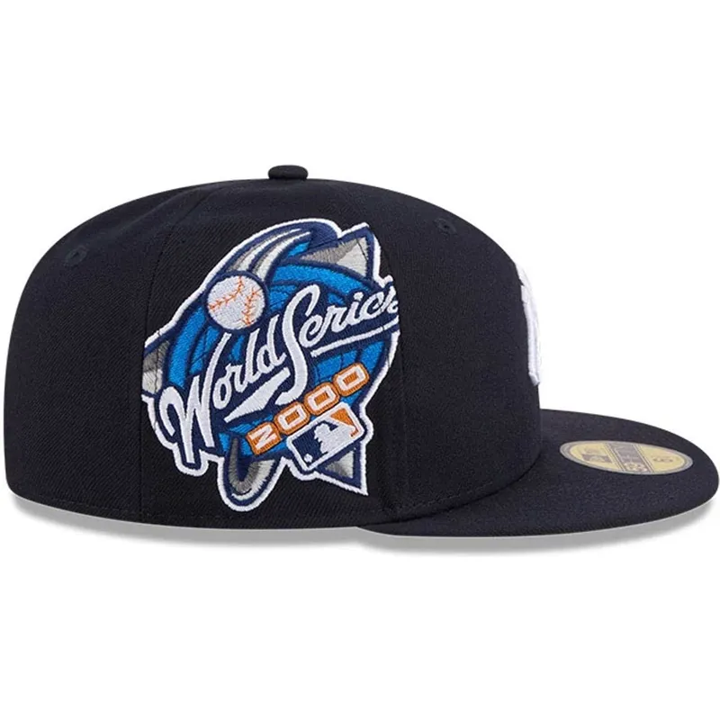 cappello-piatto-blu-marino-chiuso-59fifty-hidden-hit-dei-new-york-yankees-mlb-di-new-era