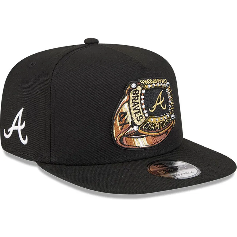 gorra-plana-negra-snapback-9fifty-a-frame-ring-de-atlanta-braves-mlb-de-new-era