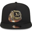 casquette-plate-noire-snapback-9fifty-a-frame-ring-oakland-athletics-mlb-new-era