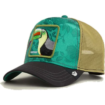 Cappellino trucker verde tucano Vistoso Belize Toucan The Farm di Goorin Bros.