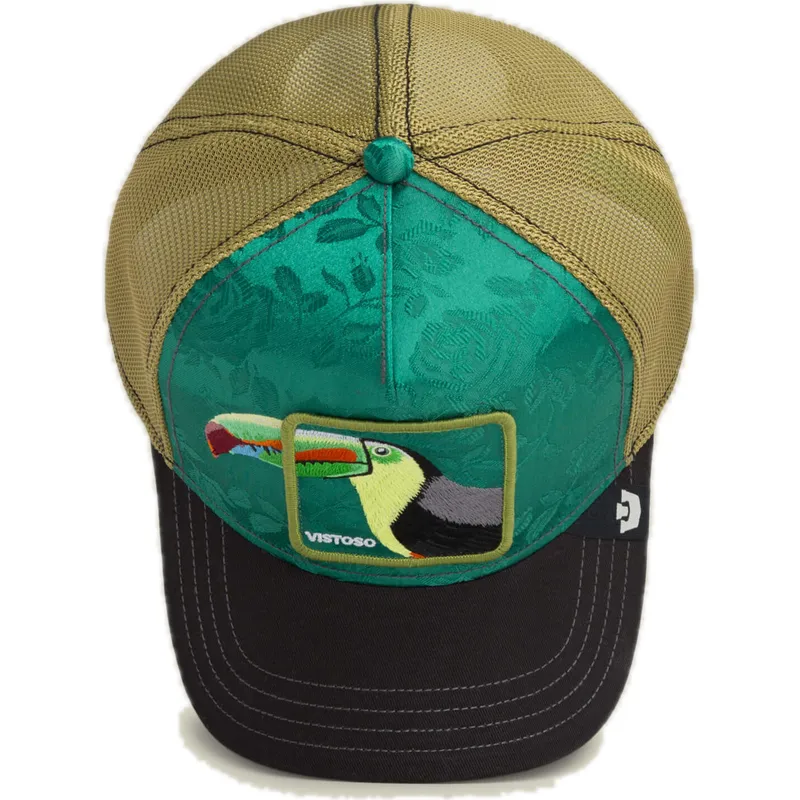 czapka-trucker-zielona-tukan-vistoso-belize-toucan-the-farm-od-goorin-bros
