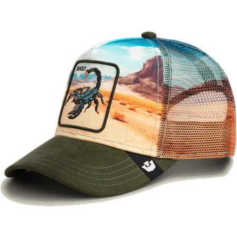 Cappellino trucker multicolore scorpione Deadly Scorpion In The Element The Farm di Goorin Bros.