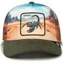flerfargad-trucker-keps-skorpion-deadly-scorpion-in-the-element-the-farm-fran-goorin-bros
