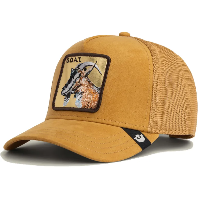 czapka-trucker-brazowa-koza-golden-goat-metallic-the-farm-od-goorin-bros