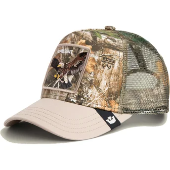 Cappellino trucker camouflage aquila Realtree Edge Represent Eagle The Farm di Goorin Bros.