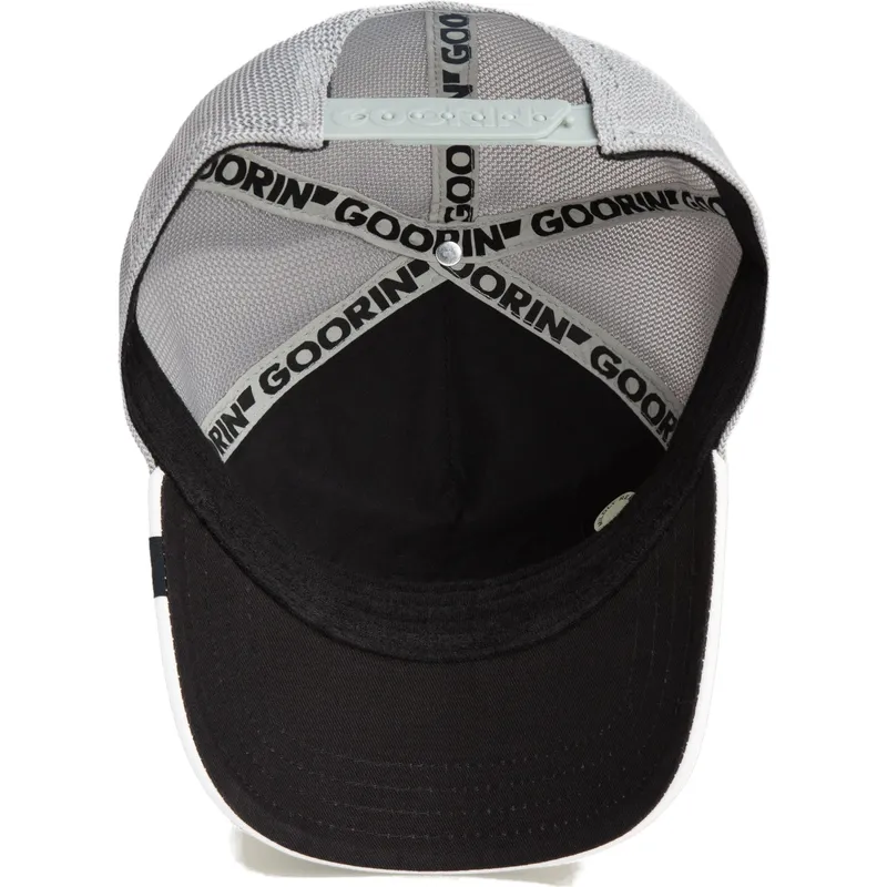 casquette-trucker-blanche-abeille-classic-rocker-queen-the-farm-goorin-bros