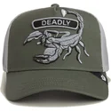 truckerkeps-gron-skorpion-classic-rocker-deadly-the-farm-fran-goorin-bros
