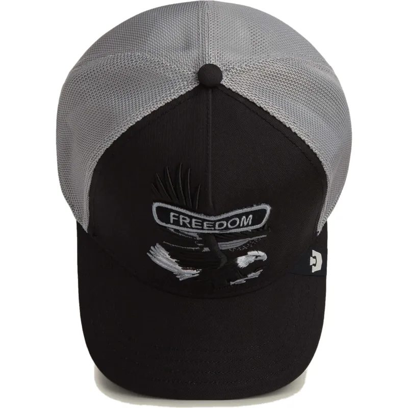 svart-trucker-keps-orn-classic-rocker-freedom-the-farm-fran-goorin-bros