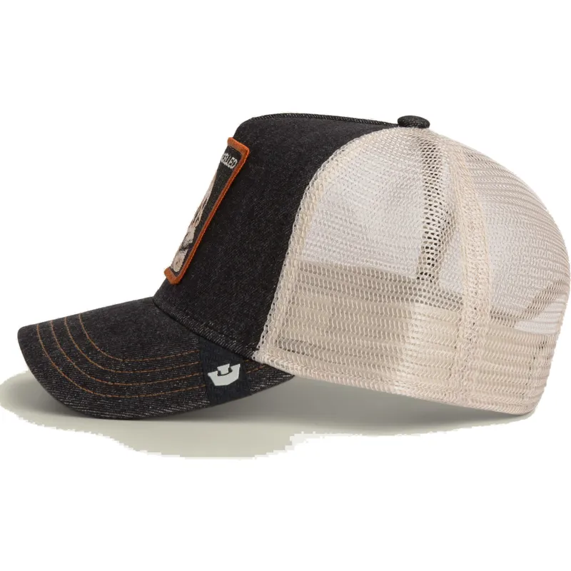 cappellino-trucker-nero-teschio-cancelled-denim-skull-the-farm-di-goorin-bros