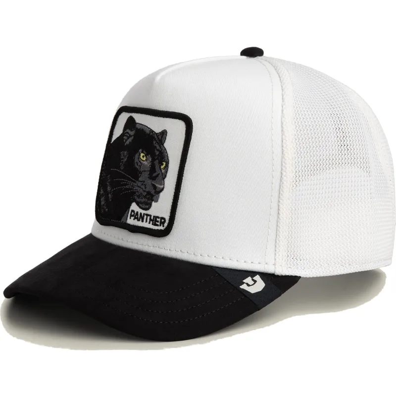 cappellino-trucker-bianco-e-nero-pantera-microsuede-black-panther-the-farm-di-goorin-bros