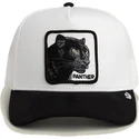 truckerkeps-vit-och-svart-panter-microsuede-black-panther-the-farm-fran-goorin-bros