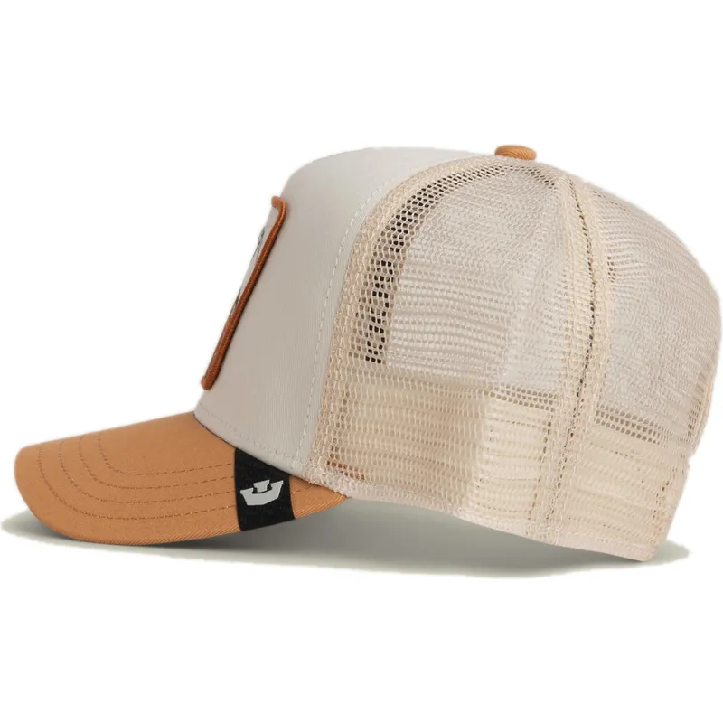 casquette-trucker-marron-claire-chevre-the-goat-the-farm-goorin-bros