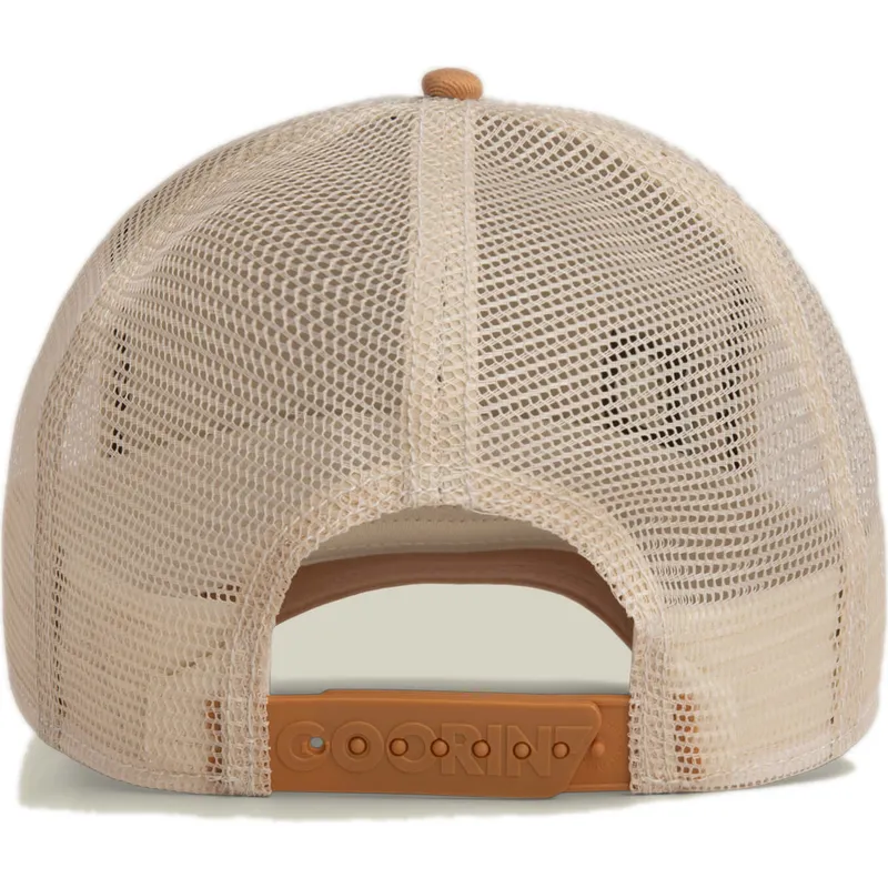 casquette-trucker-marron-claire-chevre-the-goat-the-farm-goorin-bros