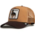 czapka-trucker-brazowa-rottweiler-bad-boy-the-farm-od-goorin-bros