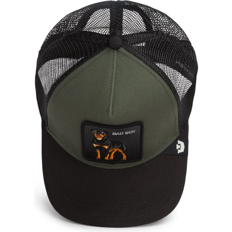 goorin-bros-rottweiler-bad-boy-the-farm-green-and-black-trucker-hat