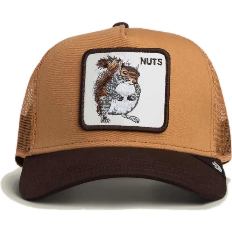 casquette-trucker-marron-ecureuil-nuts-the-farm-goorin-bros