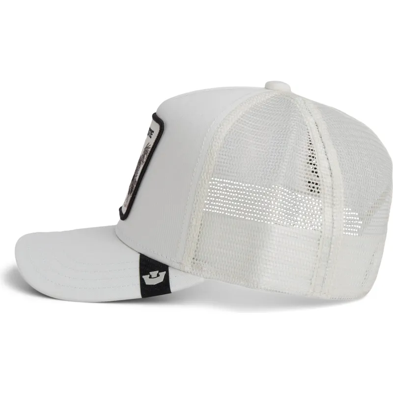 casquette-trucker-blanche-chien-bestie-the-farm-goorin-bros
