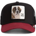 cappellino-trucker-nero-e-rosso-cane-crush-top-dog-the-farm-di-goorin-bros