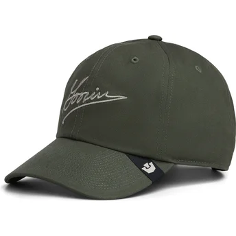 Goorin Bros. Curved Brim Script Papa Green Adjustable Cap