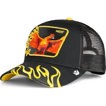 Cappellino trucker nero fénix Heat Flames The Farm di Goorin Bros.
