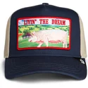 trucker-cap-marineblau-schwein-livin-the-dream-greener-grass-the-farm-von-goorin-bros