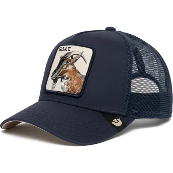 Trucker Cap marineblau Ziege Edge Goat The Farm von Goorin Bros.
