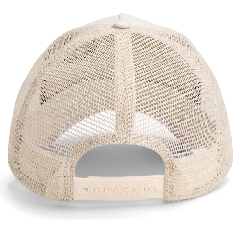 truckerkeps-beige-och-rosa-dodskalle-the-cancelled-skull-whisper-the-farm-fran-goorin-bros