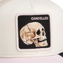 truckerkeps-beige-och-rosa-dodskalle-the-cancelled-skull-whisper-the-farm-fran-goorin-bros