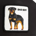 trucker-cap-schwarz-und-braun-hund-rottweiler-bad-boy-the-farm-von-goorin-bros