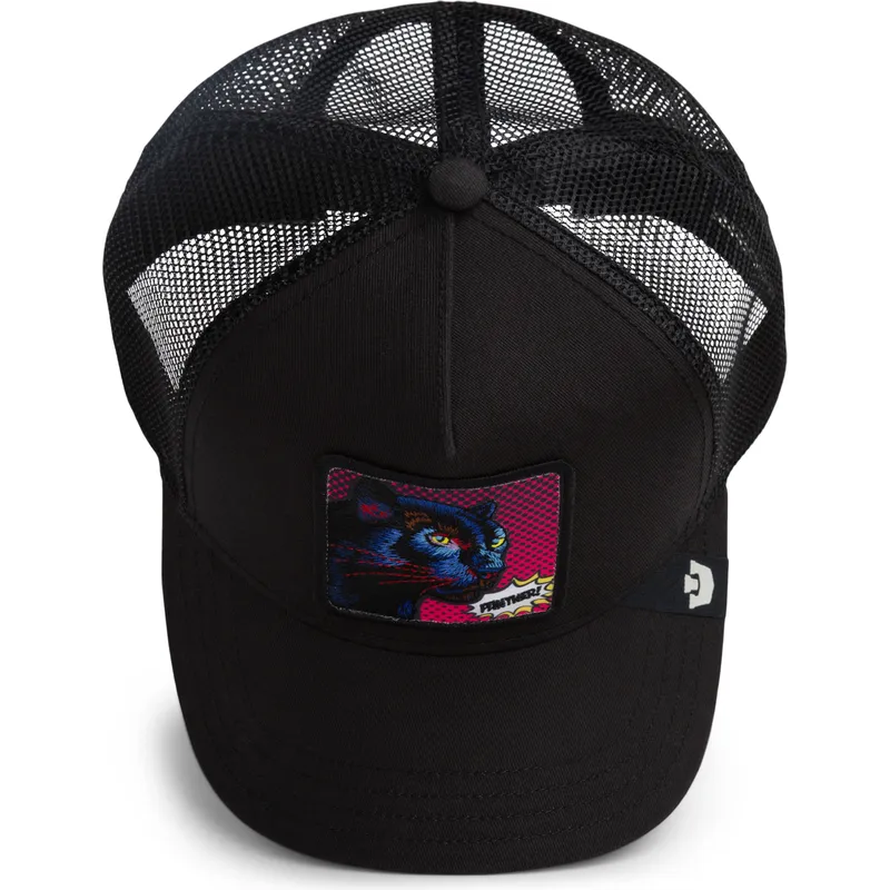 cappellino-trucker-nero-pantera-panther-pop-art-2-the-farm-di-goorin-bros