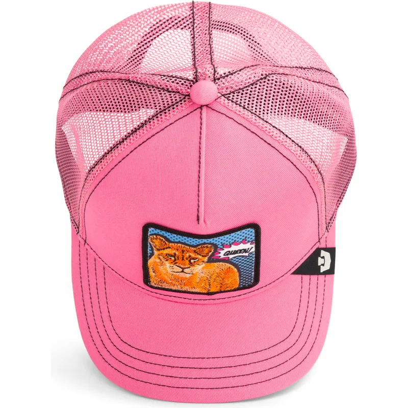 casquette-trucker-rose-lionne-queen-pop-art-2-the-farm-goorin-bros