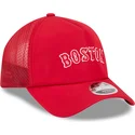 casquette-trucker-rouge-9forty-apex-bp-letters-boston-red-sox-mlb-new-era