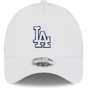 weisse-trucker-kappe-9forty-apex-batting-practice-der-los-angeles-dodgers-mlb-von-new-era