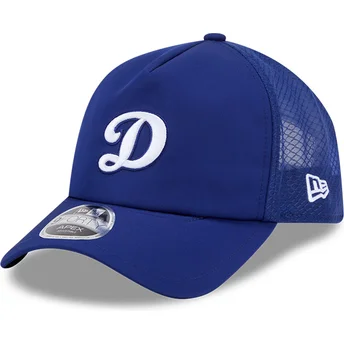 Czapka trucker niebieska 9FORTY APEX Batting Practice Logo Los Angeles Dodgers MLB New Era