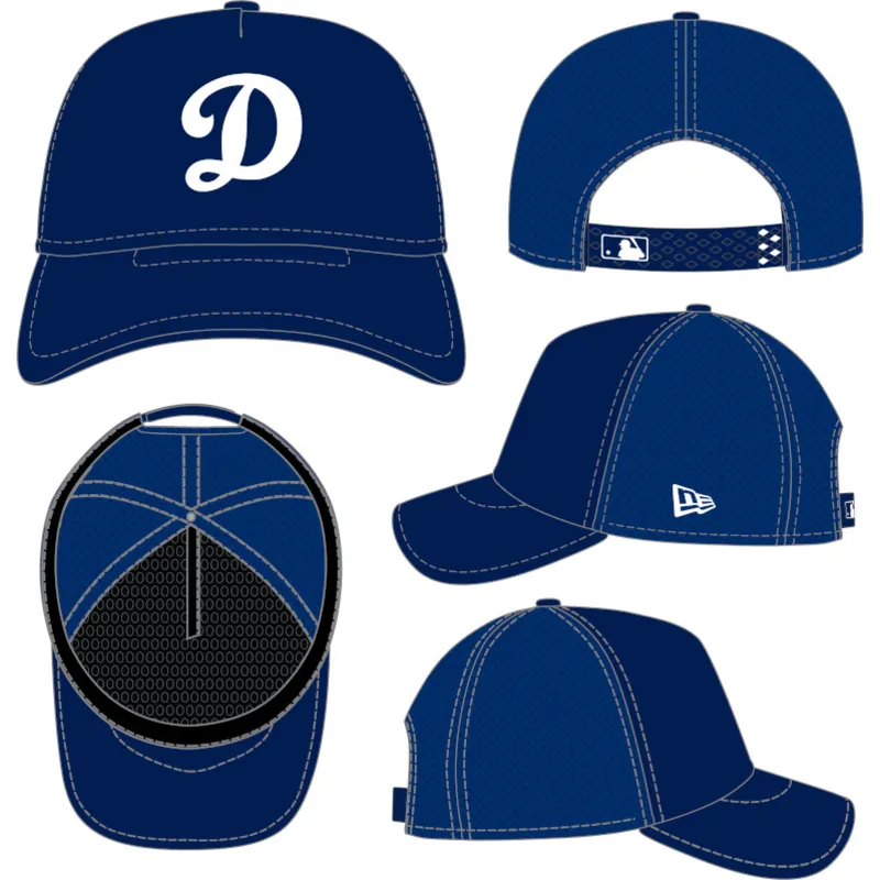 casquette-trucker-bleue-9forty-apex-batting-practice-logo-los-angeles-dodgers-mlb-new-era
