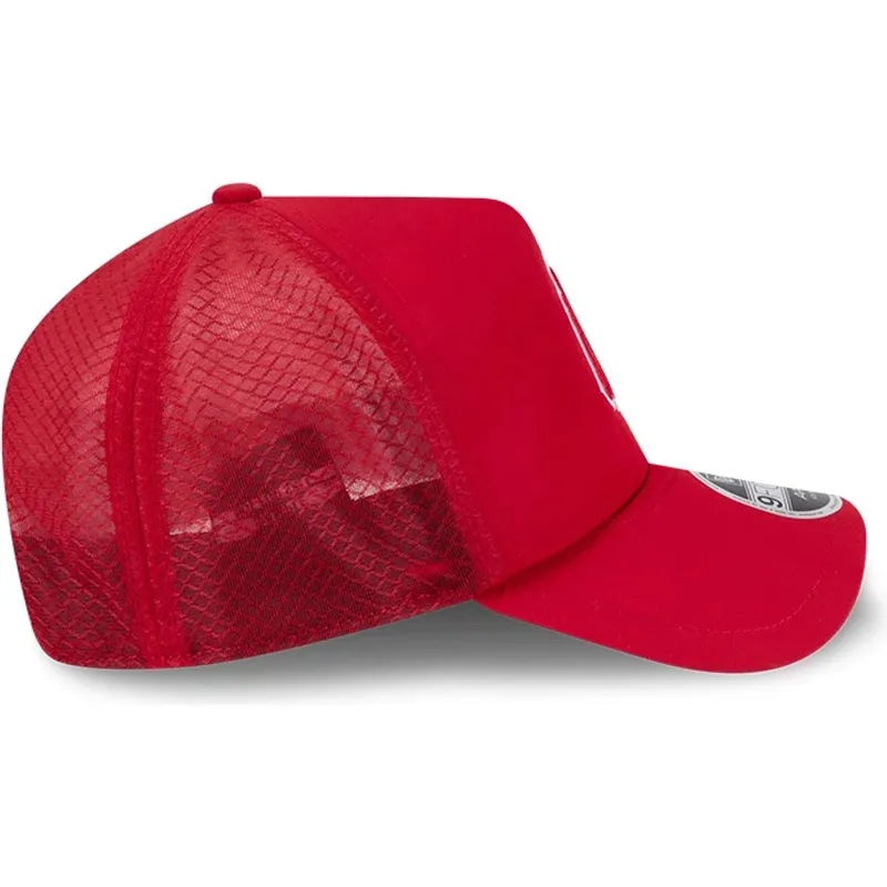 cappellino-trucker-rosso-con-logo-rosso-9forty-apex-batting-practice-dei-new-york-yankees-mlb-di-new-era