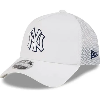 Cappellino trucker bianco 9FORTY APEX Batting Practice dei New York Yankees MLB di New Era