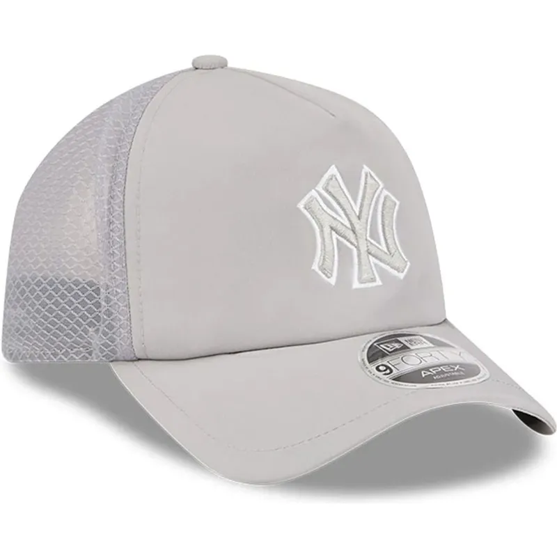 cappellino-trucker-grigio-con-logo-grigio-9forty-apex-batting-practice-dei-new-york-yankees-mlb-di-new-era