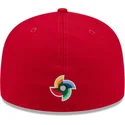 rote-angepasste-59fifty-flachkappe-canada-2026-world-baseball-classic-von-new-era