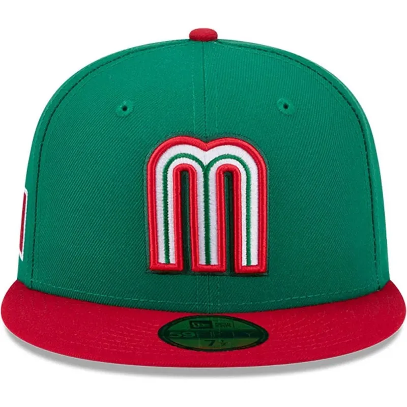 grune-flache-angepasste-59fifty-kappe-mexico-2026-world-baseball-classic-von-new-era