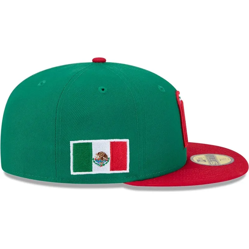 grune-flache-angepasste-59fifty-kappe-mexico-2026-world-baseball-classic-von-new-era