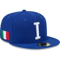 flache-blaue-angepasste-59fifty-italien-2026-world-baseball-classic-kappe-von-new-era