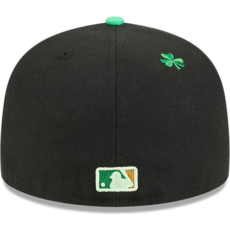 schwarze-anliegende-59fifty-flatcap-saint-patrick-s-day-der-los-angeles-dodgers-mlb-von-new-era