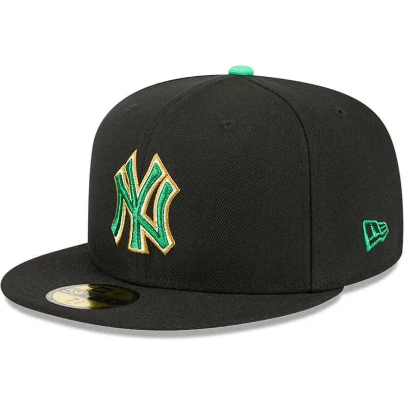 czarna-dopasowana-czapka-z-daszkiem-59fifty-saint-patrick-s-day-new-york-yankees-mlb-new-era