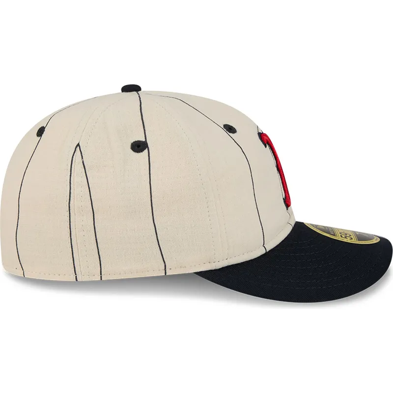 cappellino-curvo-beige-chiuso-59fifty-retro-crown-linen-dei-boston-red-sox-mlb-di-new-era